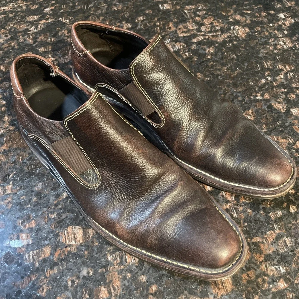 Cole‎ Haan C05533 Men's Brown Leather Venetian Slip-On Loafers Shoes 11M